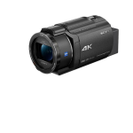 Sony Handycam FDR-AX43A - Camcorder - 4K / 30 fps - 8.57 MP - 20zoom ottico x - Carl Zeiss - scheda flash - Wi-Fi, NFC - nero